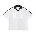 Contrast Collar Striped Soccer Jersey