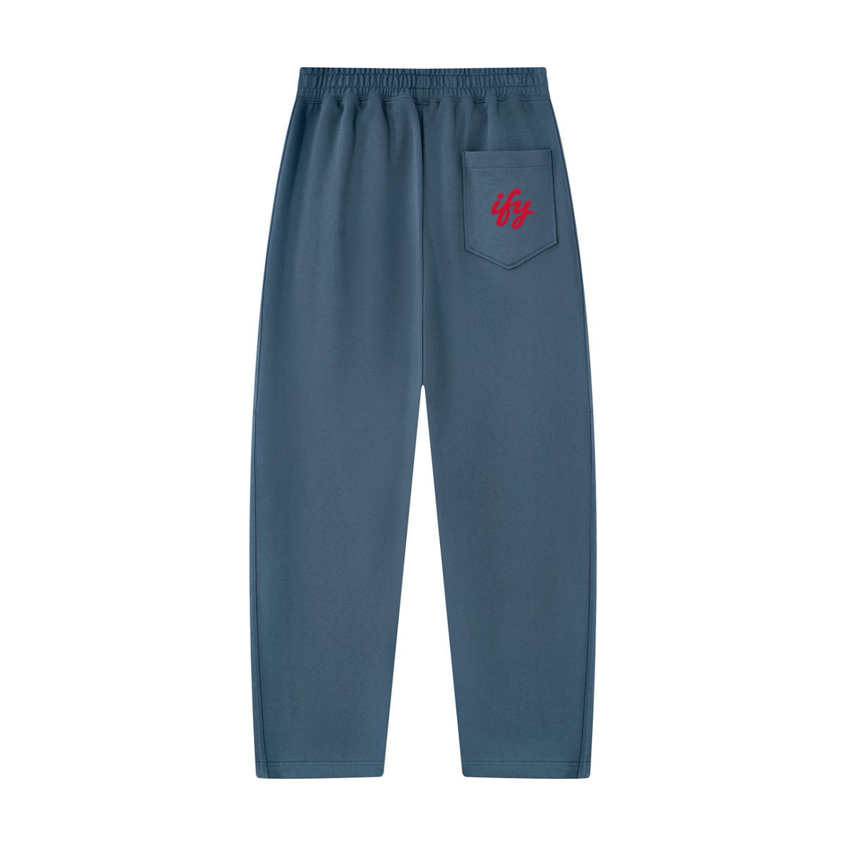 Unisex Tapered Straight Hem Sweatpants