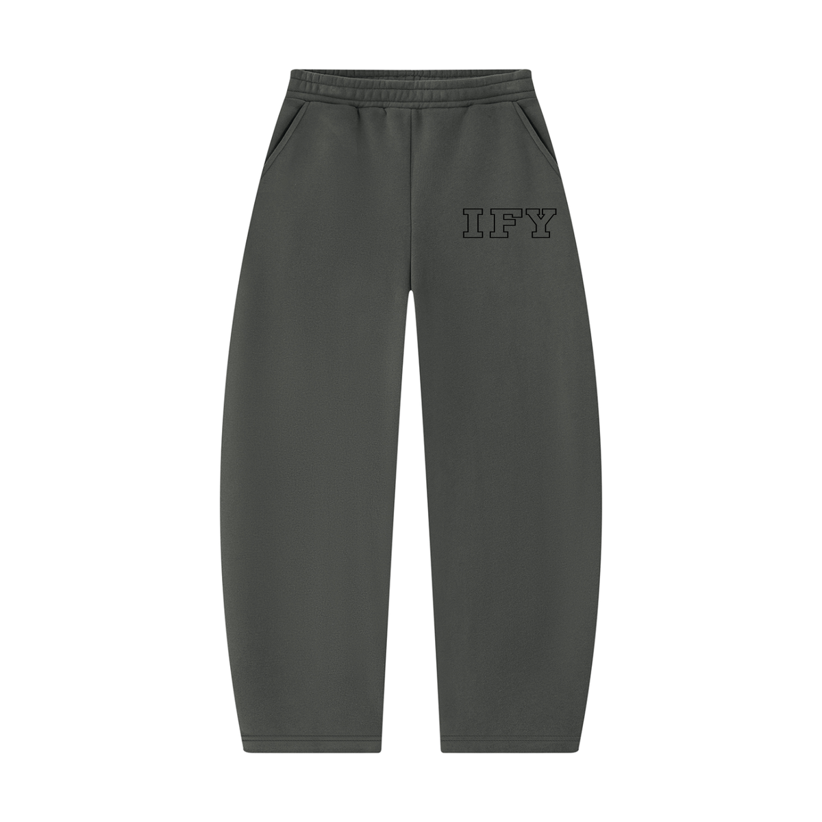 Unisex Barrel Leg Sweatpants