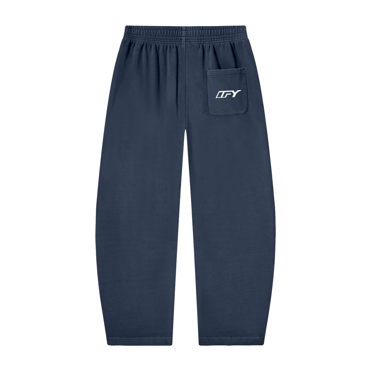 Unisex Vintage Washed Barrel Leg Sweatpants