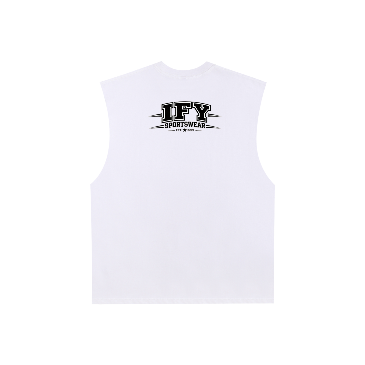 Raw Edge Cotton Tank Top