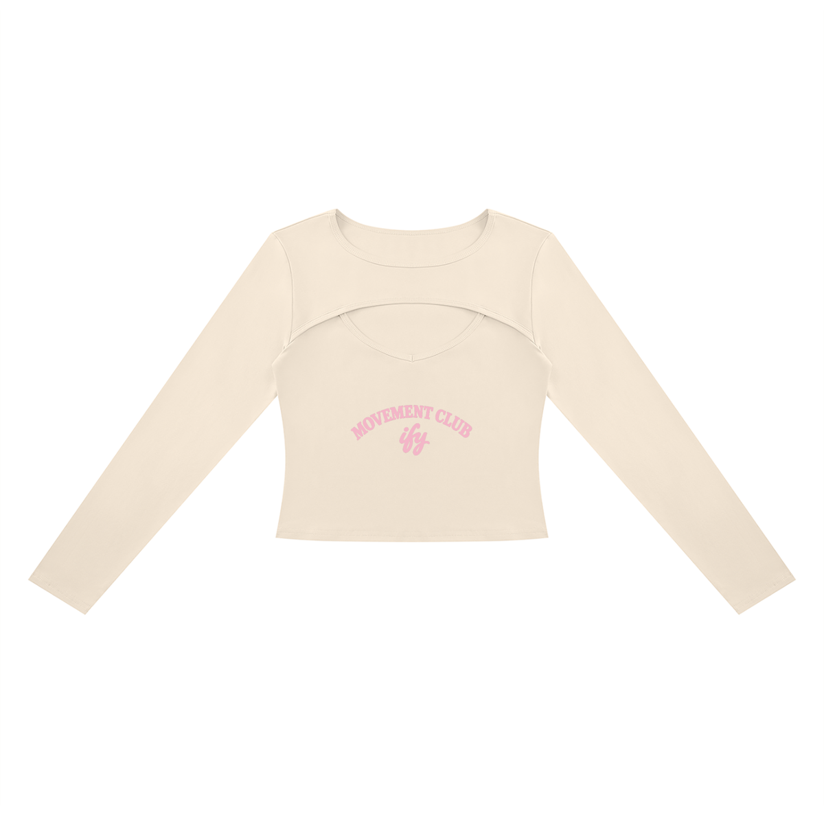 Cotton-Rich Cutout Long-Sleeve T-Shirt