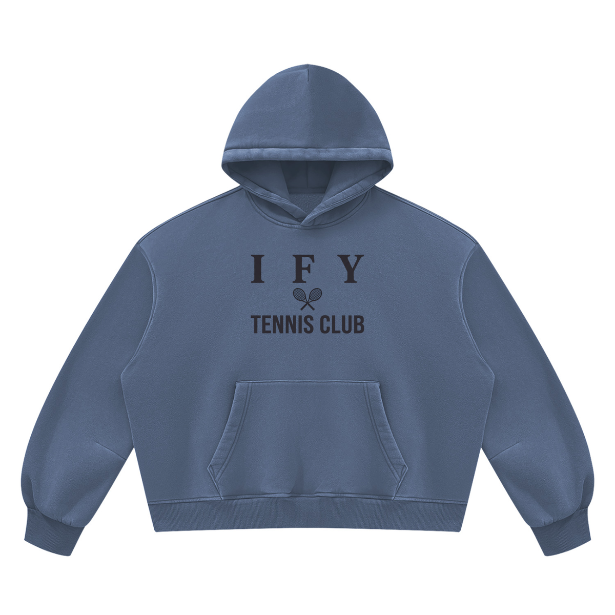 Vintage Wash Boxy Fleece Hoodie