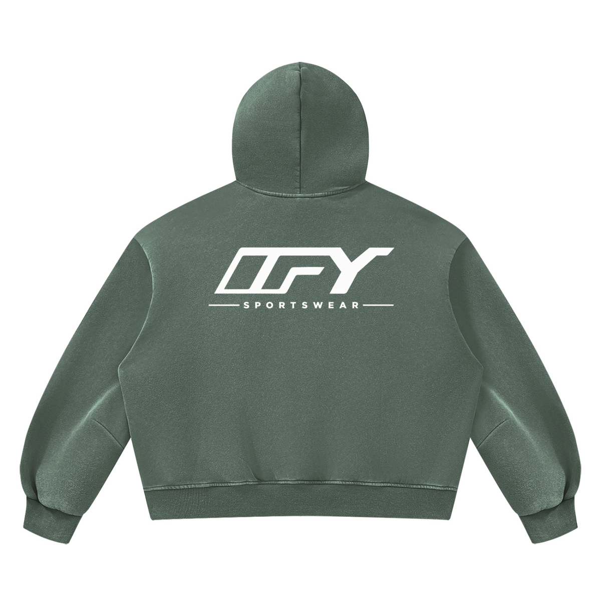 Unisex Vintage Wash Boxy Fleece Hoodie