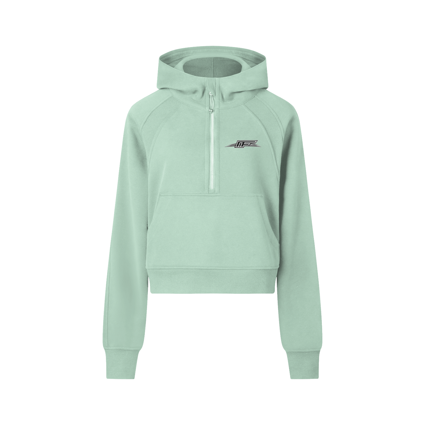 Stylish Cropped Half-Zip Hoodie for Women: Comfort Meets Versatility