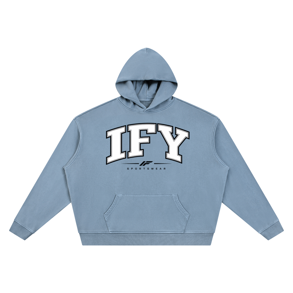 Unisex Vintage Wash Boxy Hoodie