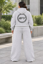Women’s Raw-Edge Wide-Leg Sweatpants