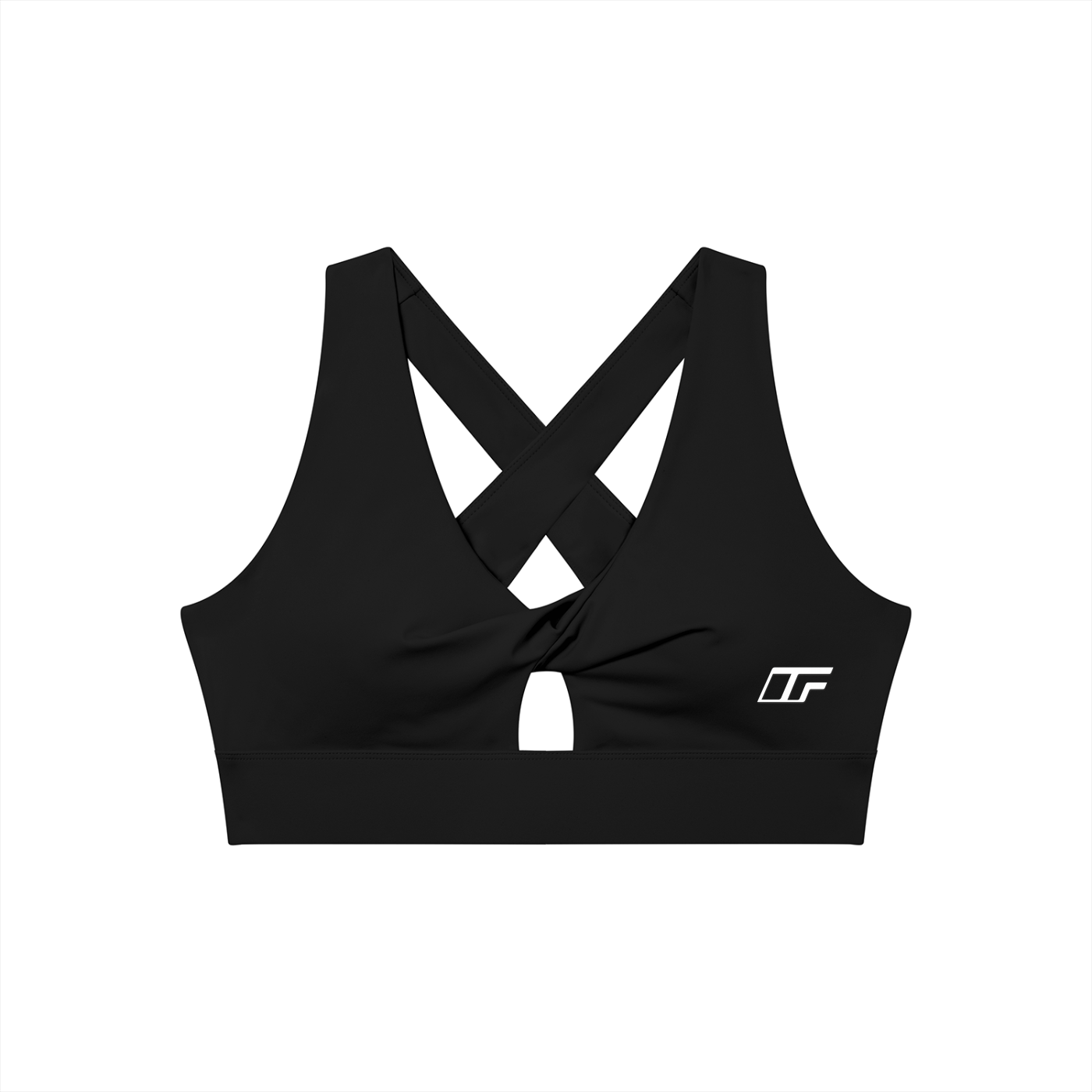 Elevate Your Workout with Our Women's Twist Front Sports Bra