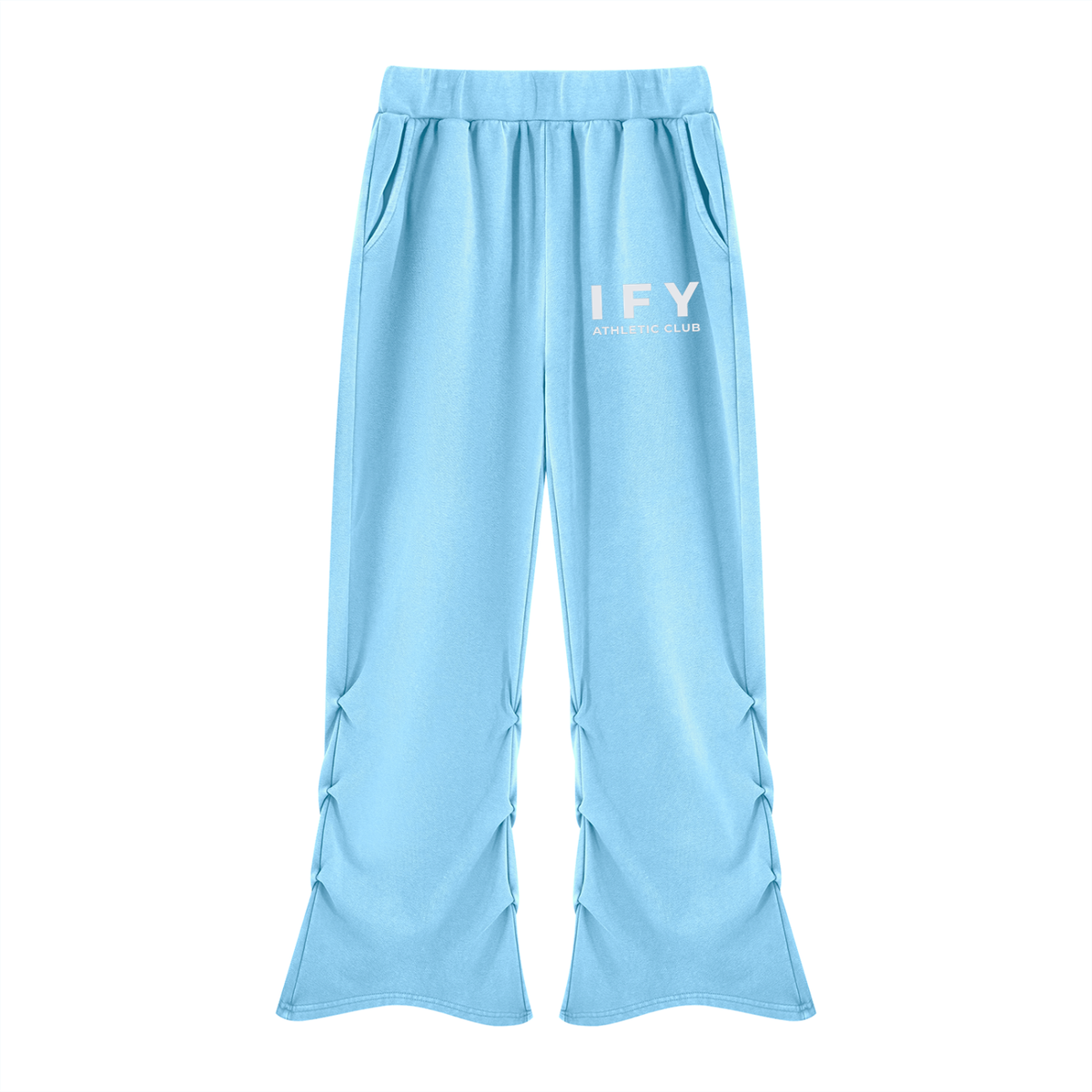 Vintage Wash Ruched Sweatpants