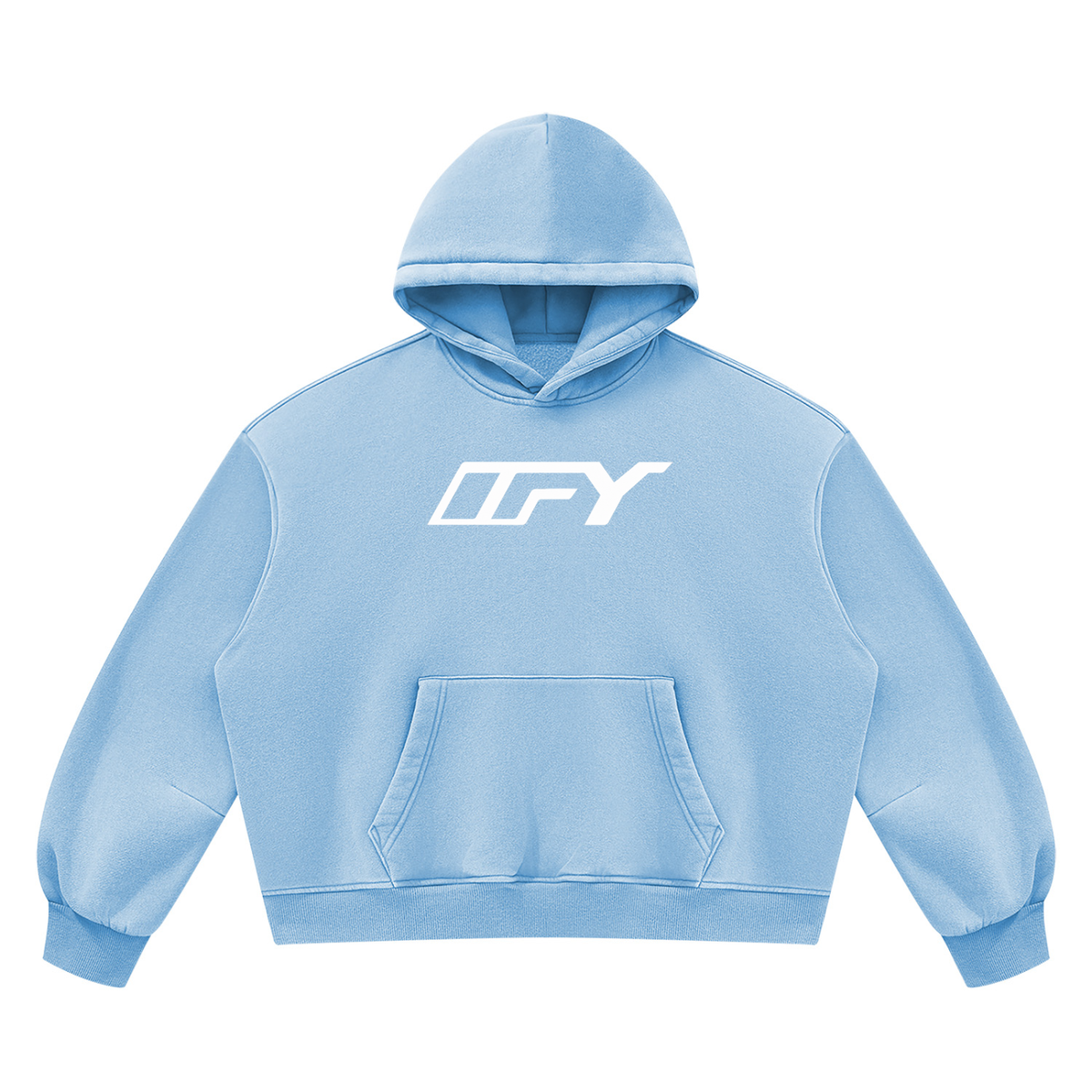 Unisex Vintage Wash Boxy Fleece Hoodie