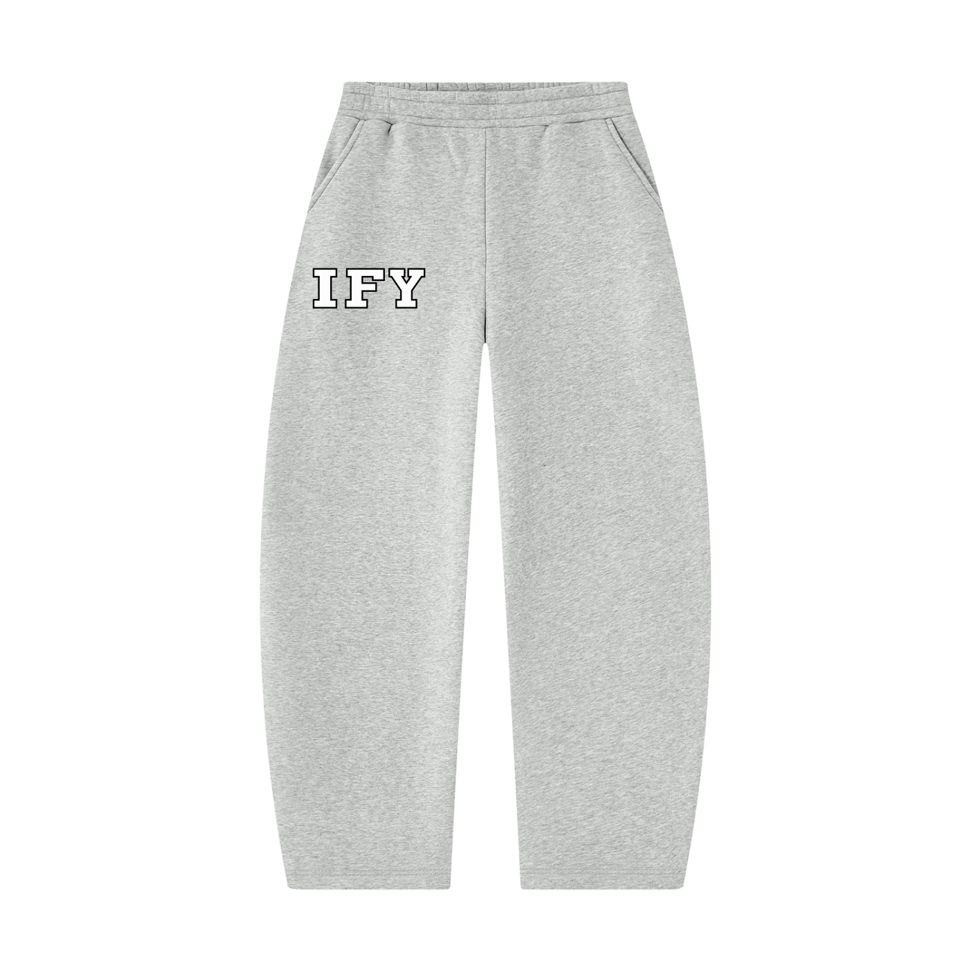 Unisex Barrel Leg Sweatpants