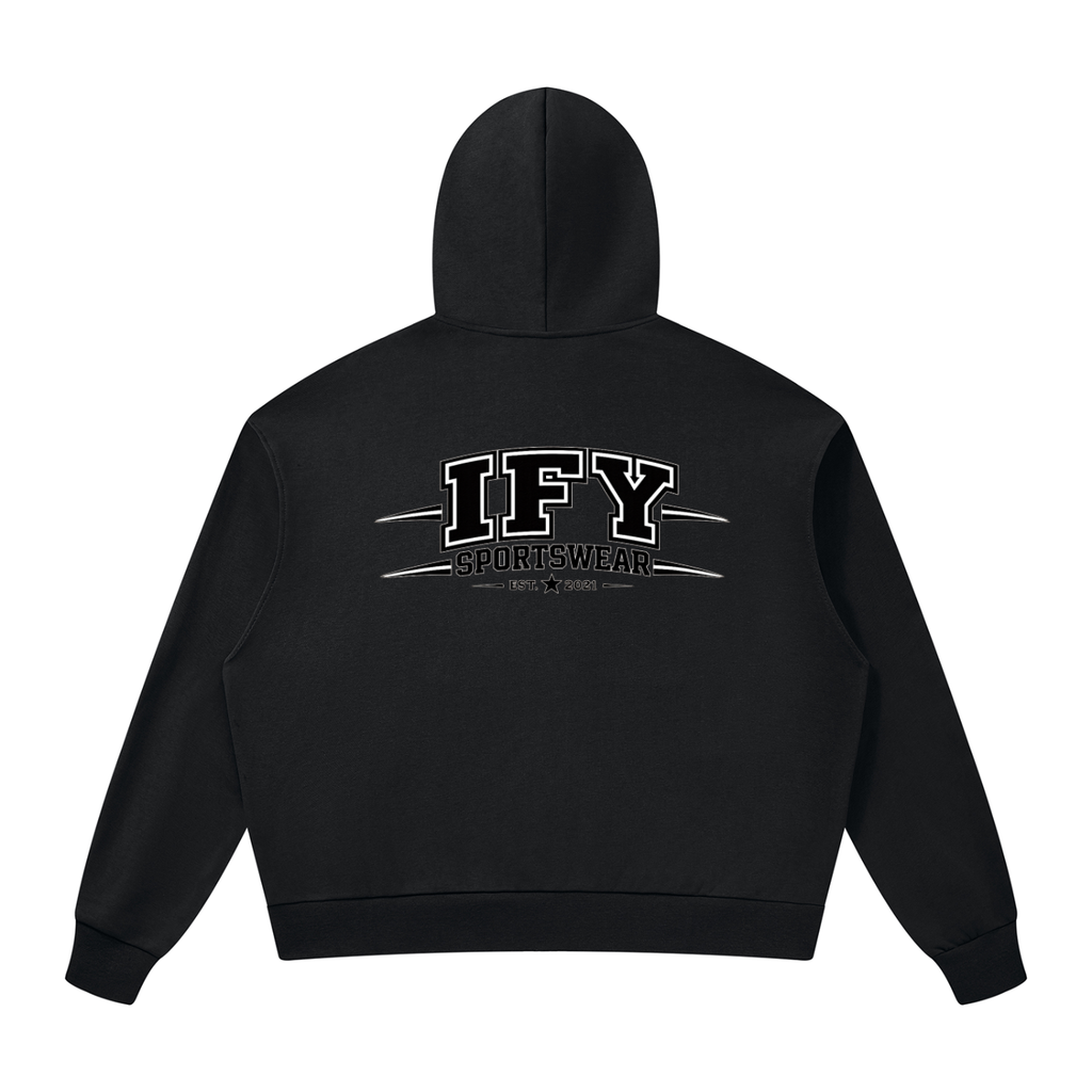 Unisex Drop Shoulder Full Zip Hoodie - Comfort Meets Style for Every Occasion