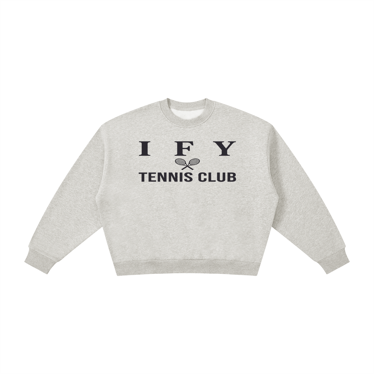 Boxy Fleece Crew-Neck Sweatshirt