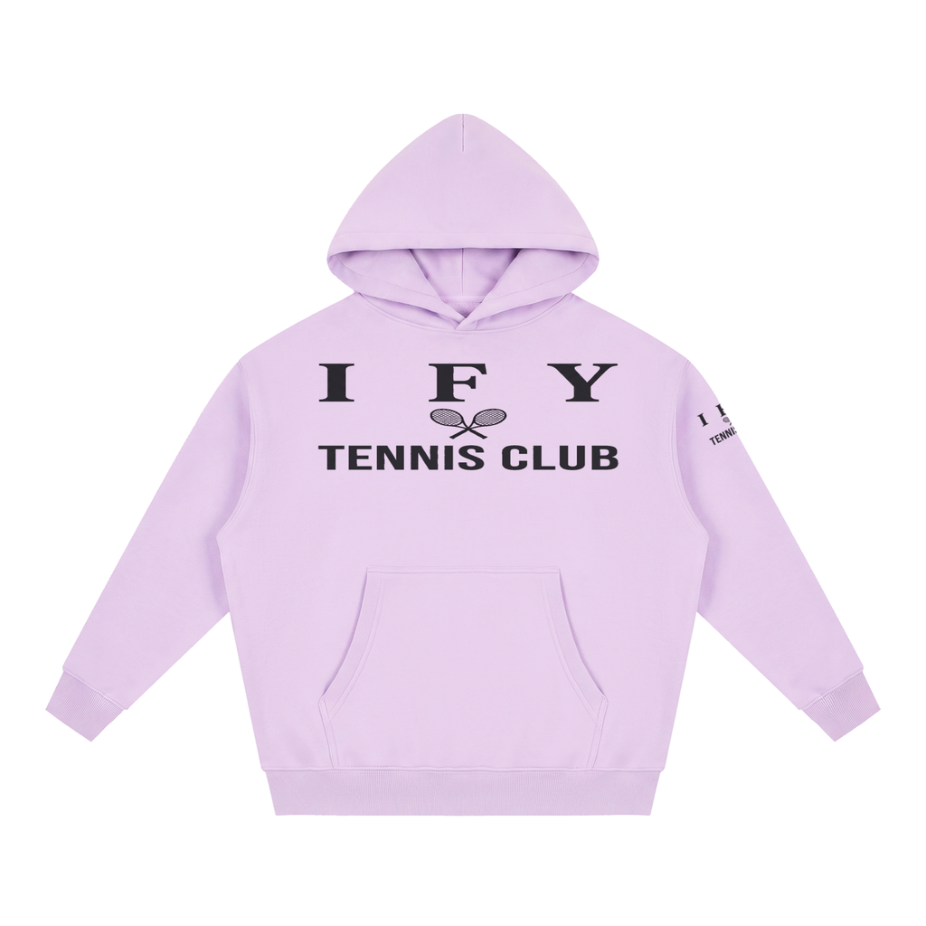 Oversized Boxy-Fit Fleece Hoodie