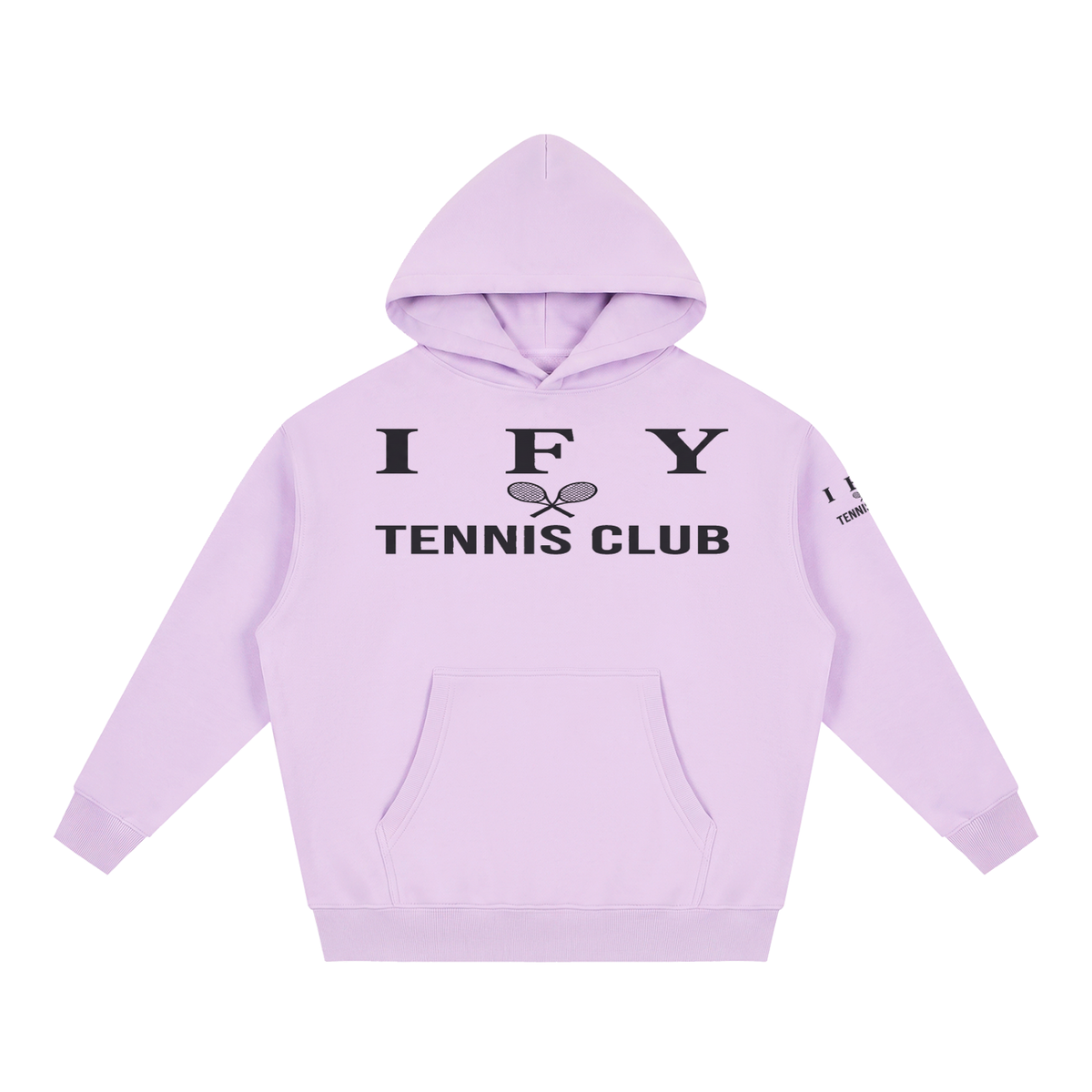 Oversized Boxy-Fit Fleece Hoodie