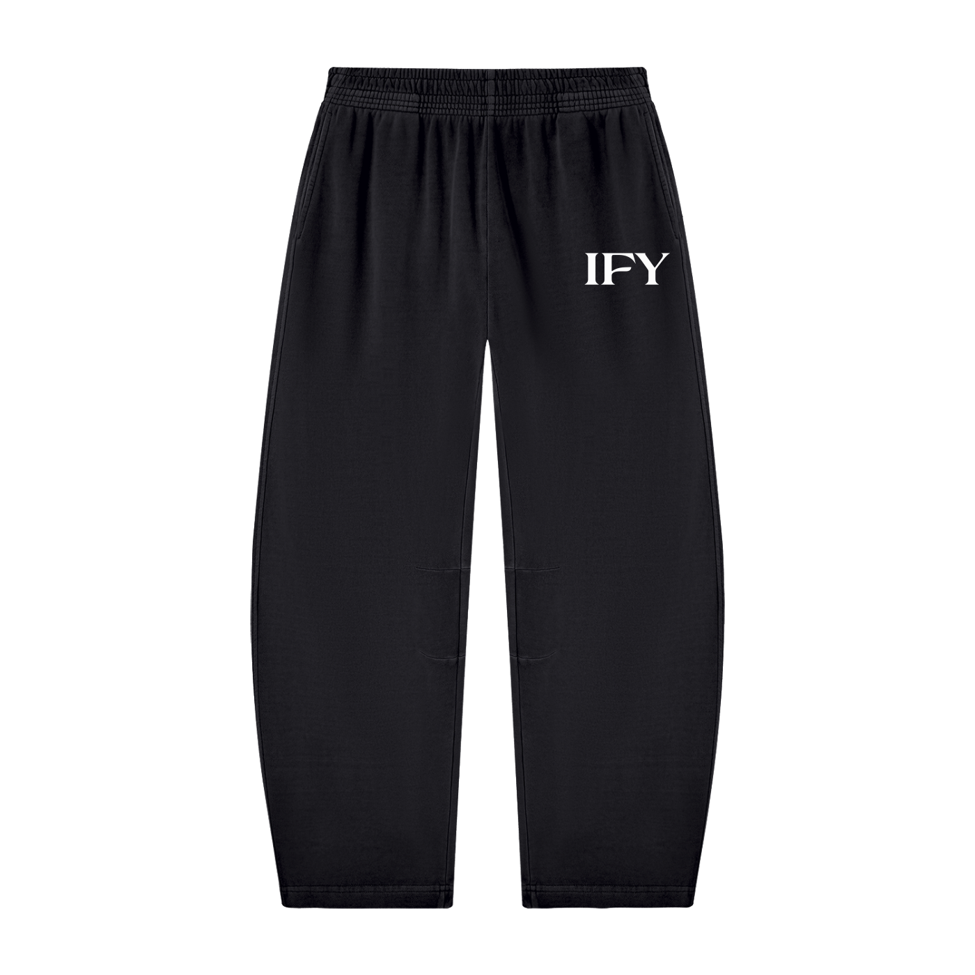 Unisex Vintage Washed Barrel Leg Sweatpants