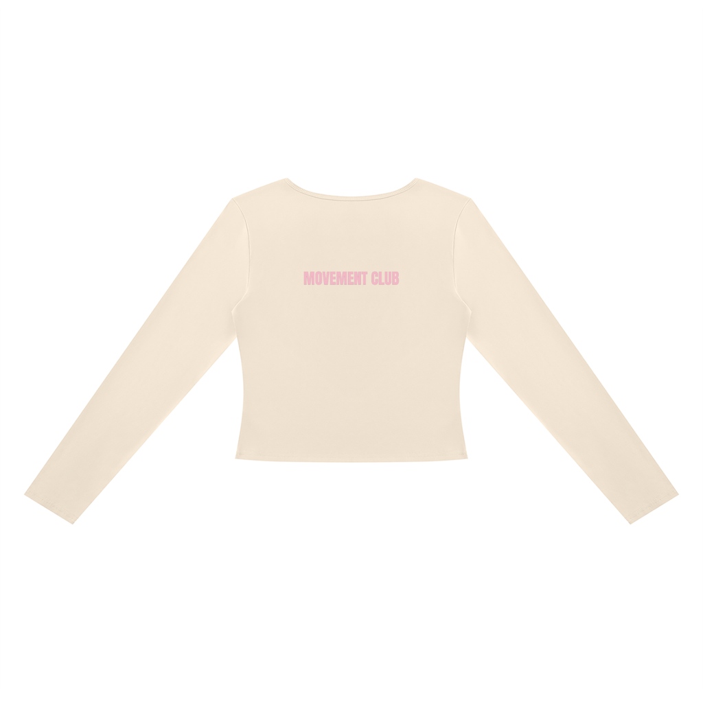 Cotton-Rich Cutout Long-Sleeve T-Shirt