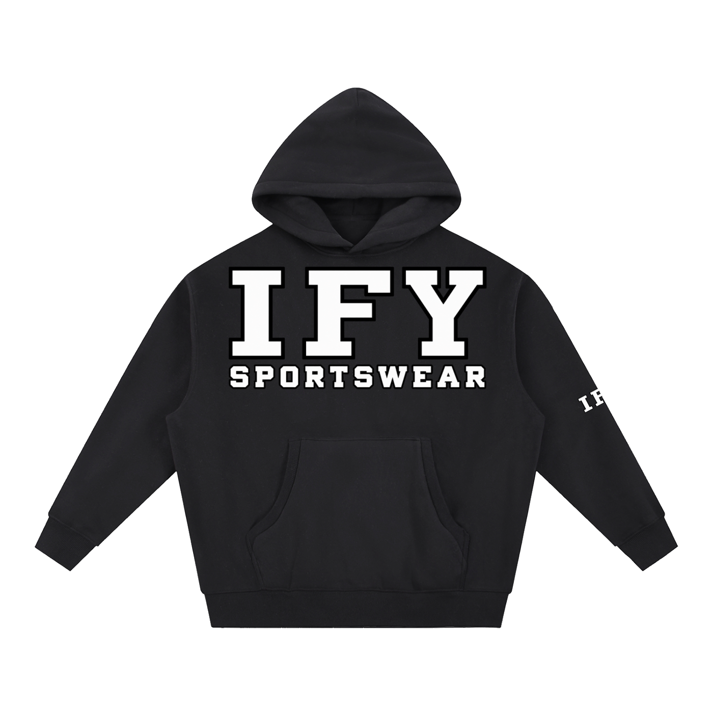 Essential Oversized Boxy Fit Fleece Hoodie