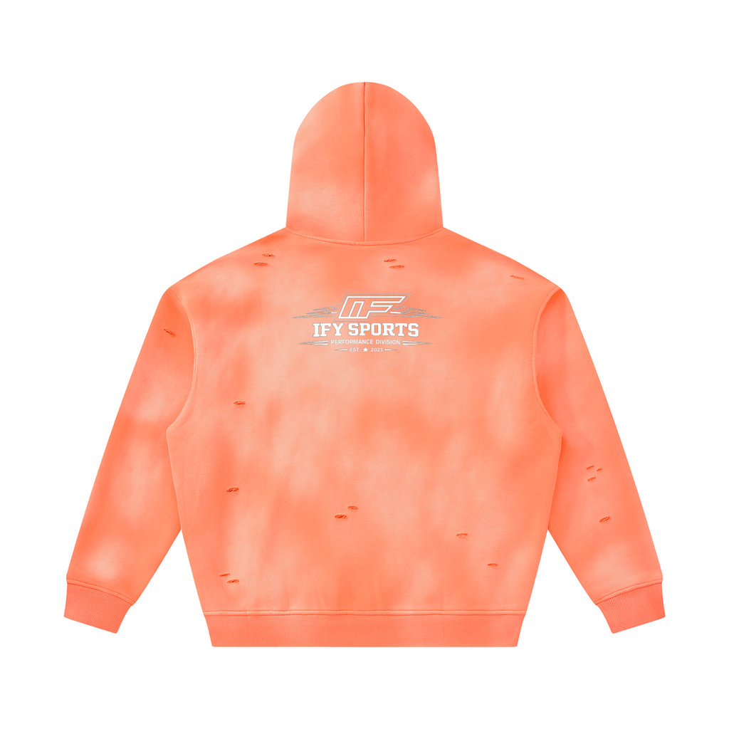 Unisex Frayed Fleece Hoodie: Your Go-To for Comfort and Style