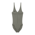 Women’s Full-Zip Ruched Bodysuit