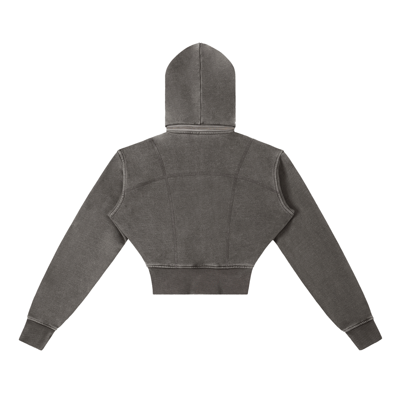 Cropped Fleece Hoodie - Vintage Washed Gym Hoodie | BRACE