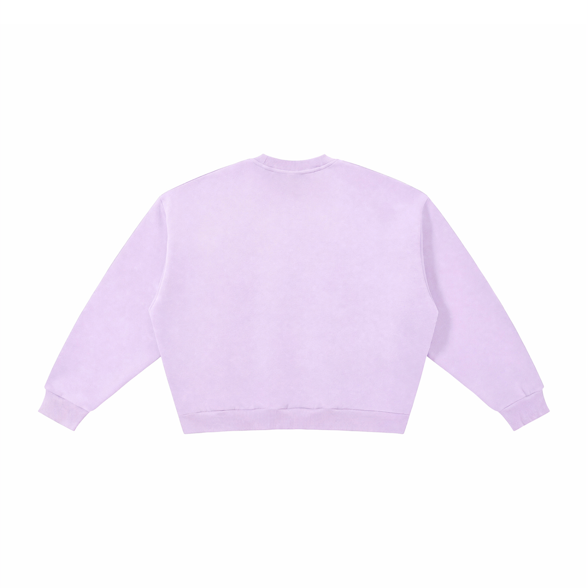 Boxy Fleece Crew-Neck Sweatshirt
