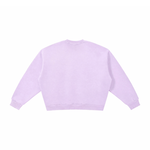Boxy Fleece Crew-Neck Sweatshirt