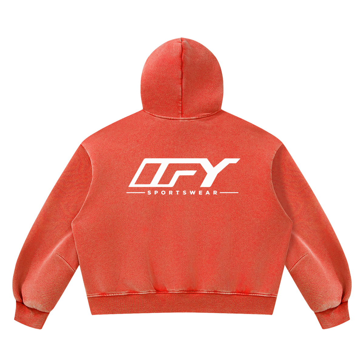 Unisex Vintage Wash Boxy Fleece Hoodie