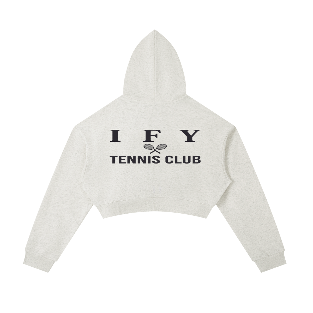 Cropped Zip-Up Hoodie