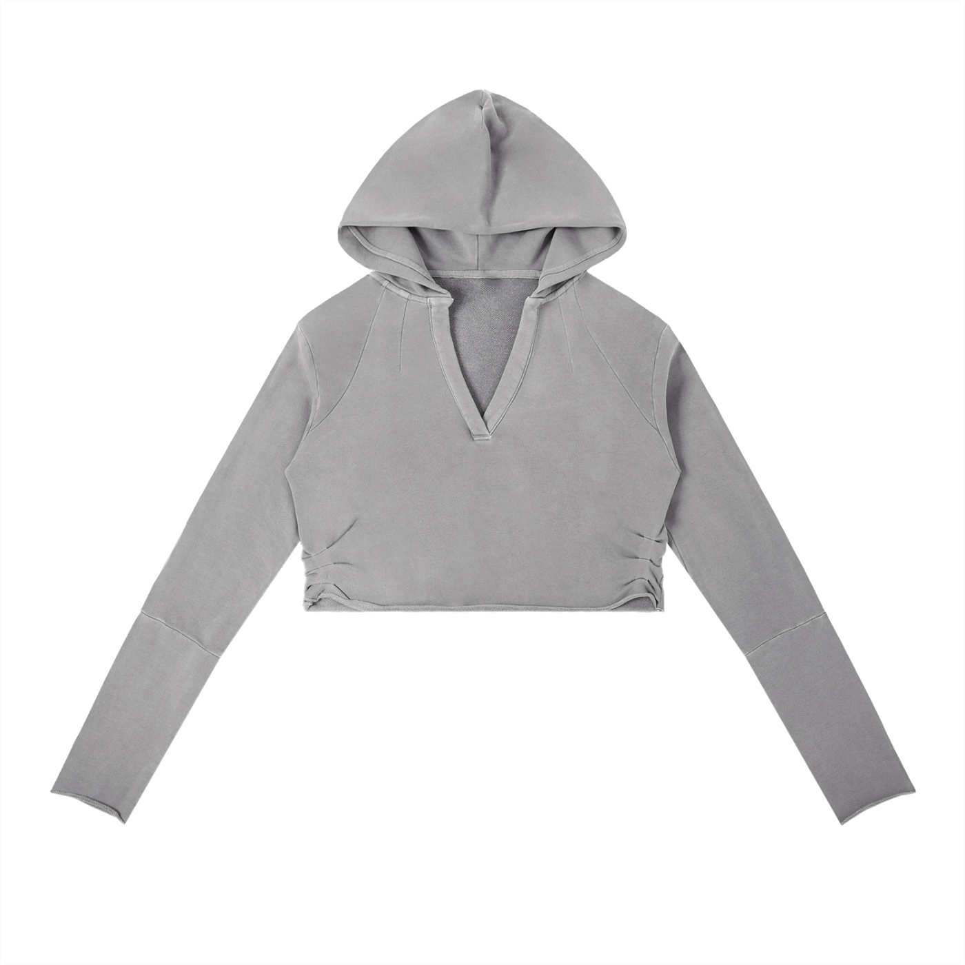 Vintage Washed Raw Edge Hoodie - Premium Fleece Gym Hoodie | BRACE