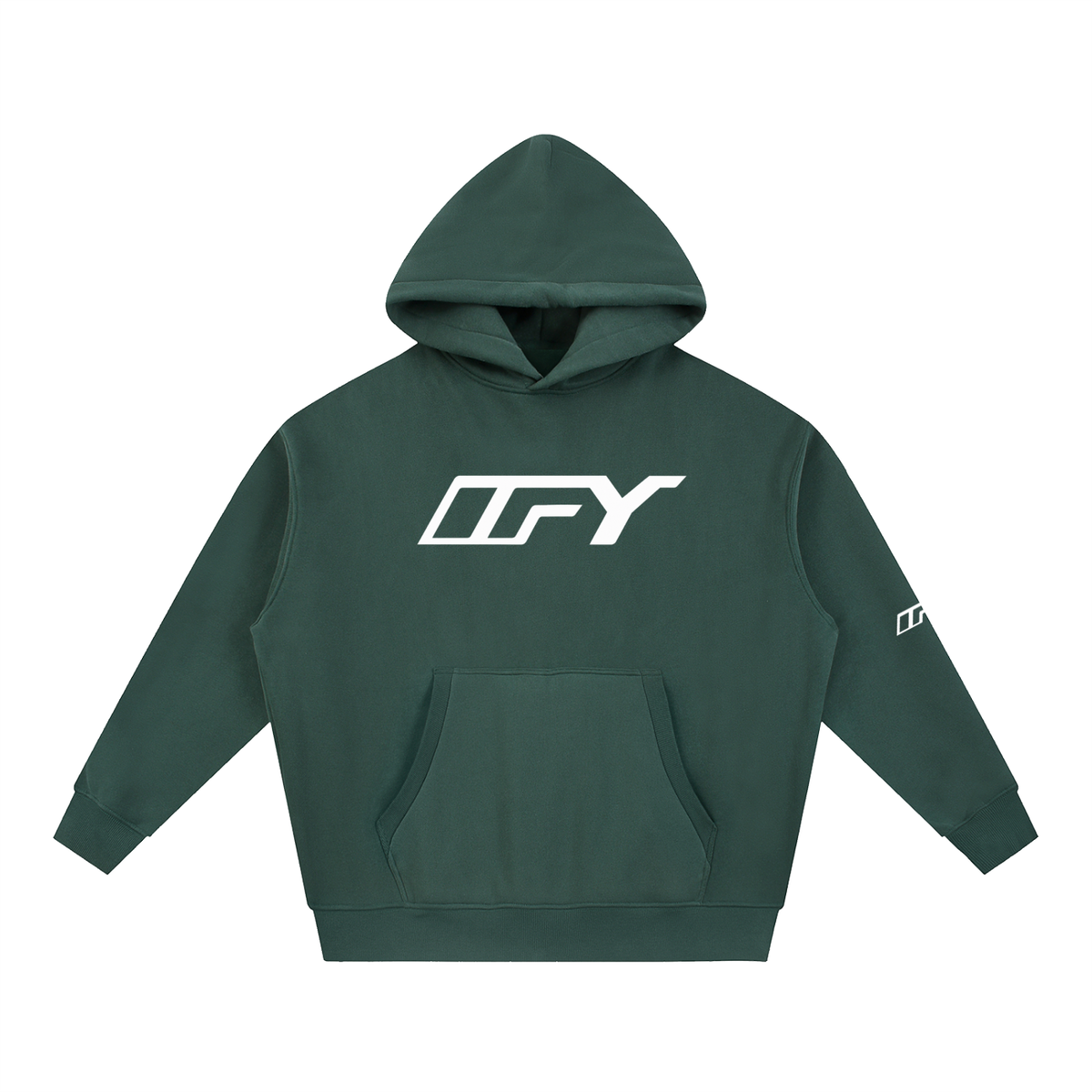 Essential Oversized Boxy Fit Fleece Hoodie