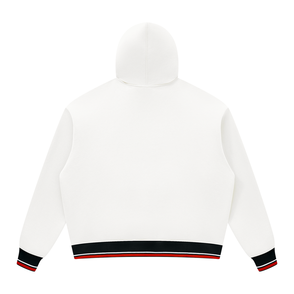 Unisex Oversized Color Block Fleece Hoodie