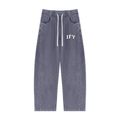 Unisex Mineral Wash Barrel Sweatpants