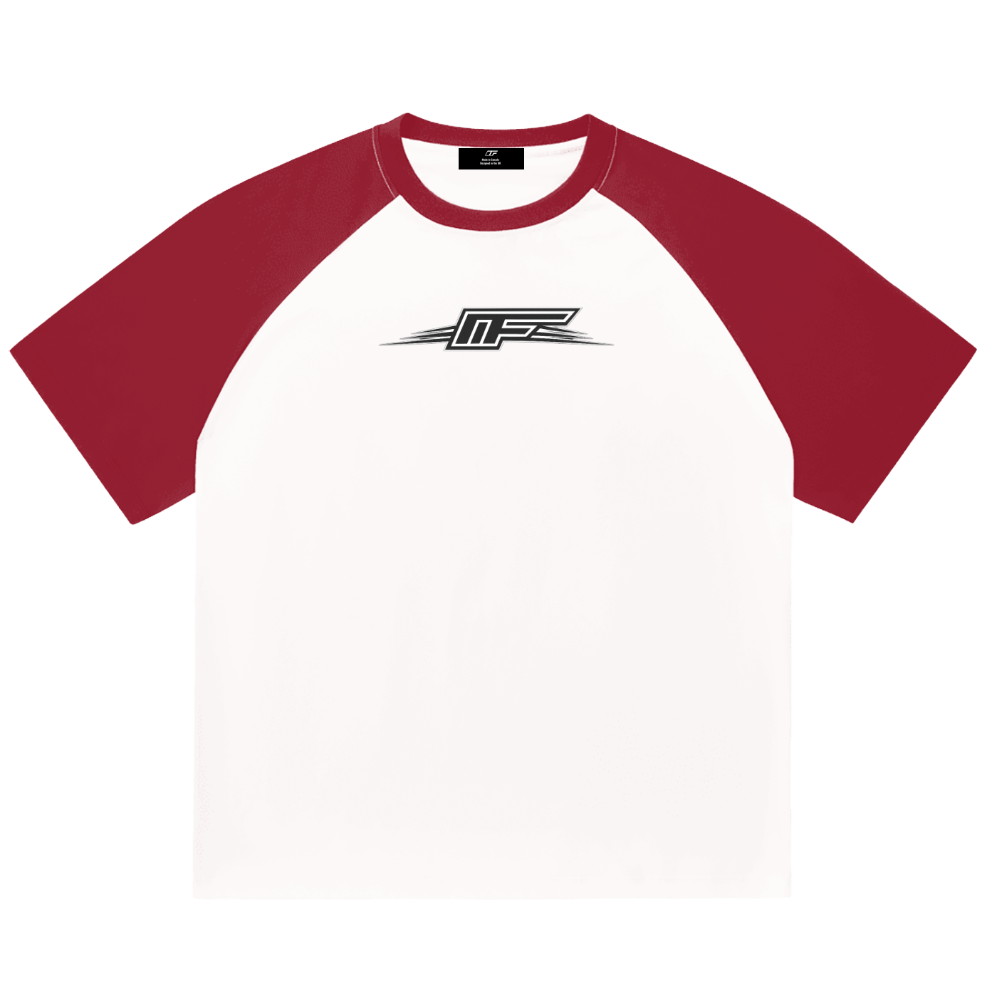 Color-Blocked Raglan Sleeve T-Shirt