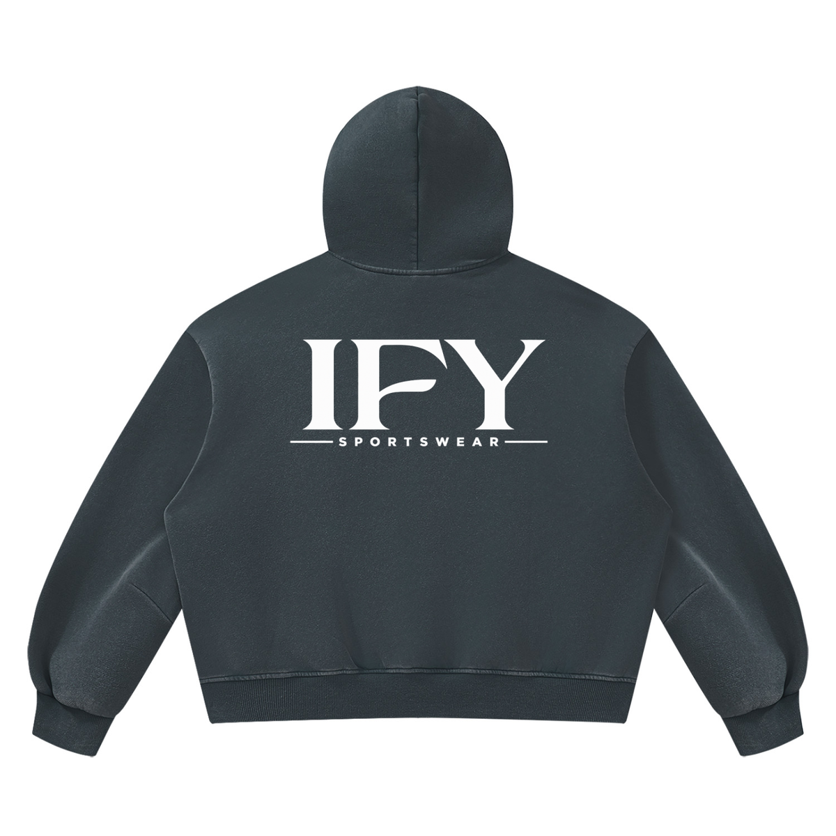 Unisex Vintage Wash Boxy Fleece Hoodie