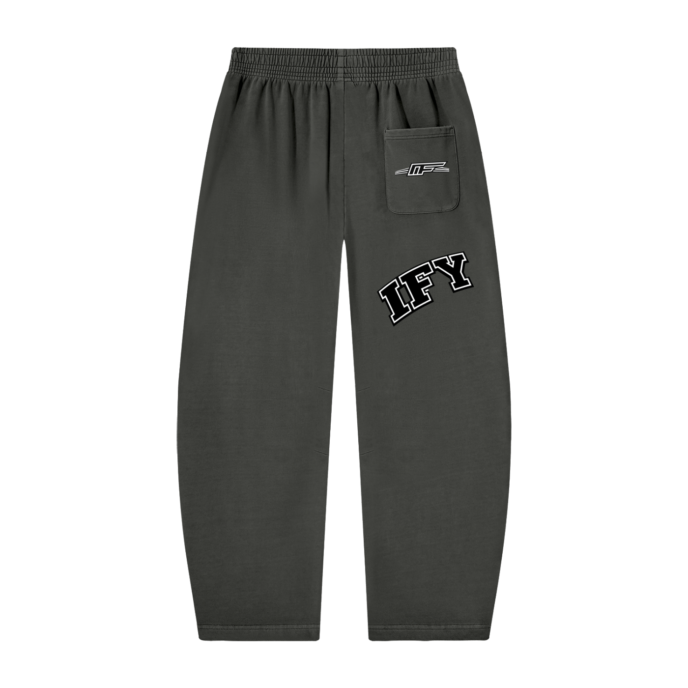 Unisex Vintage Washed Barrel Leg Sweatpants