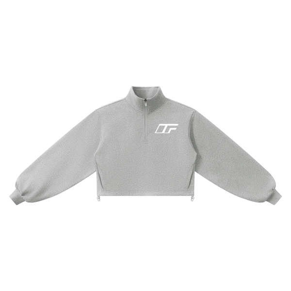 Elevate Your Style with Our Women's Quarter-Zip Sweatshirt