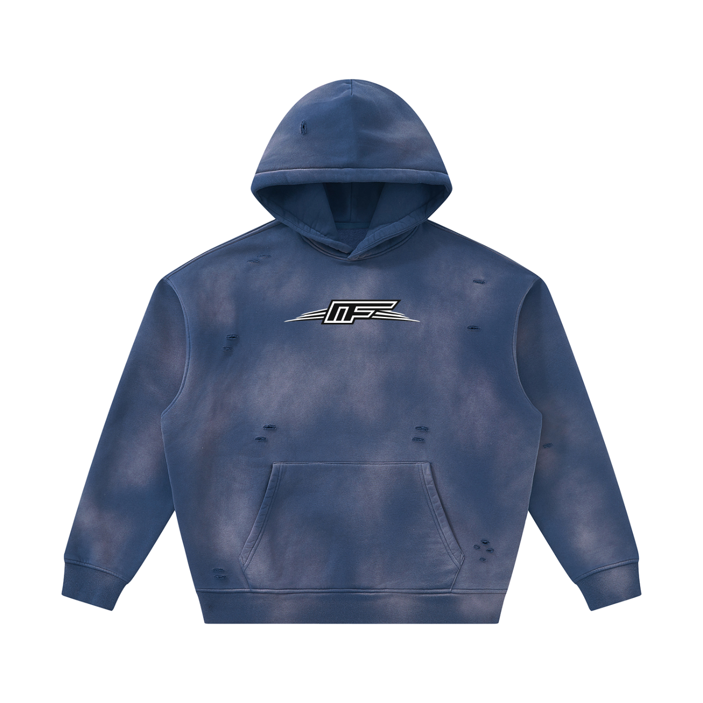 Unisex Frayed Fleece Hoodie - Elevate Your Casual Wardrobe