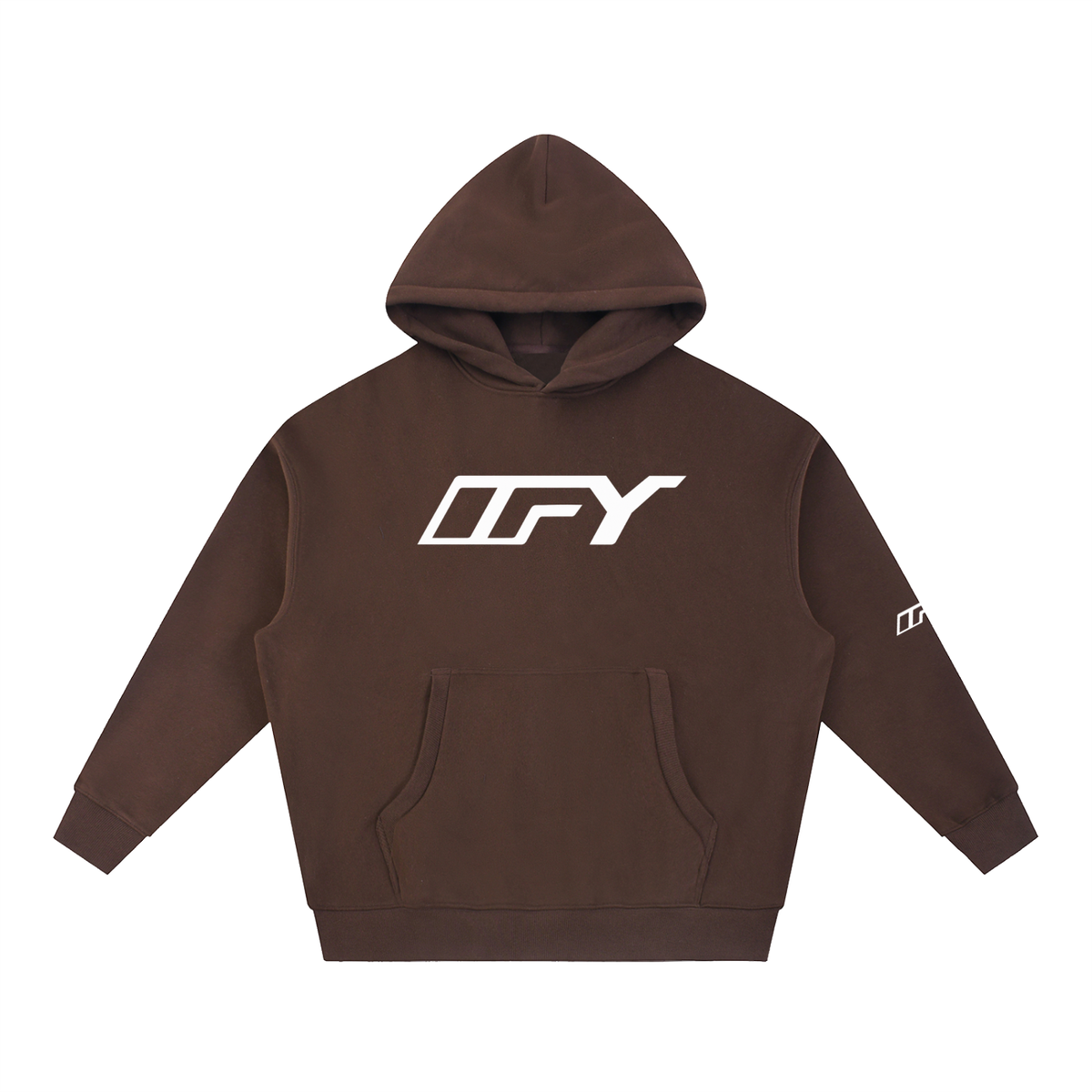 Essential Oversized Boxy Fit Fleece Hoodie