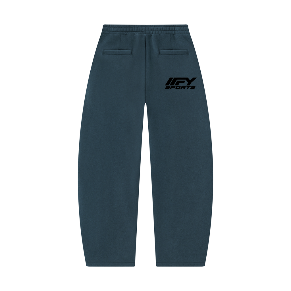 Unisex Barrel-Leg Sweatpants