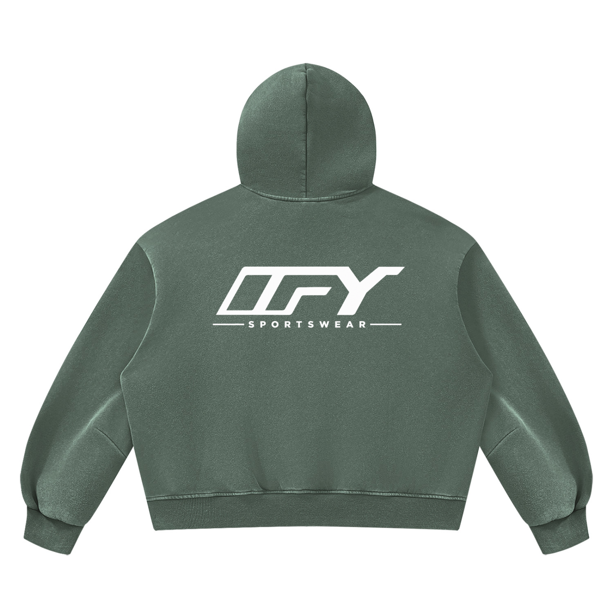 Unisex Vintage Wash Boxy Fleece Hoodie