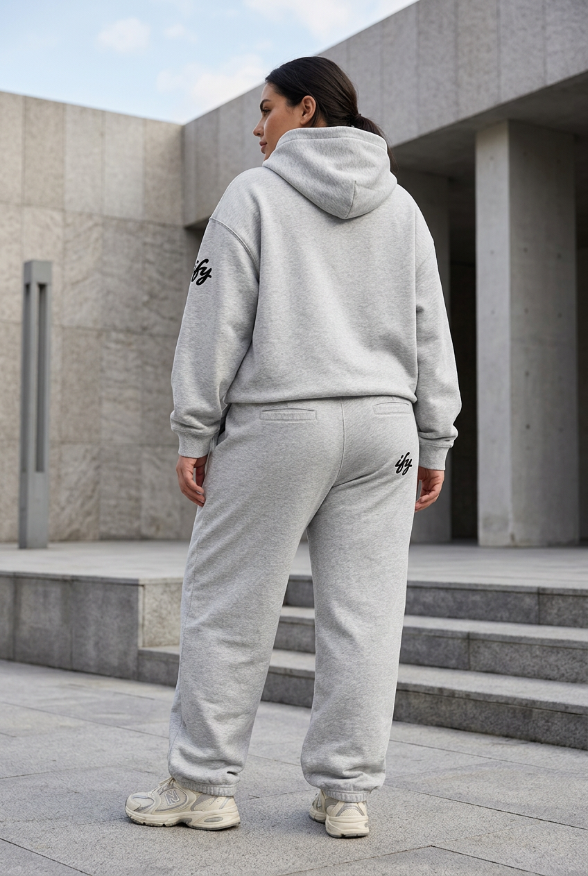 Unisex Oversized Boxy-Fit Fleece Hoodie