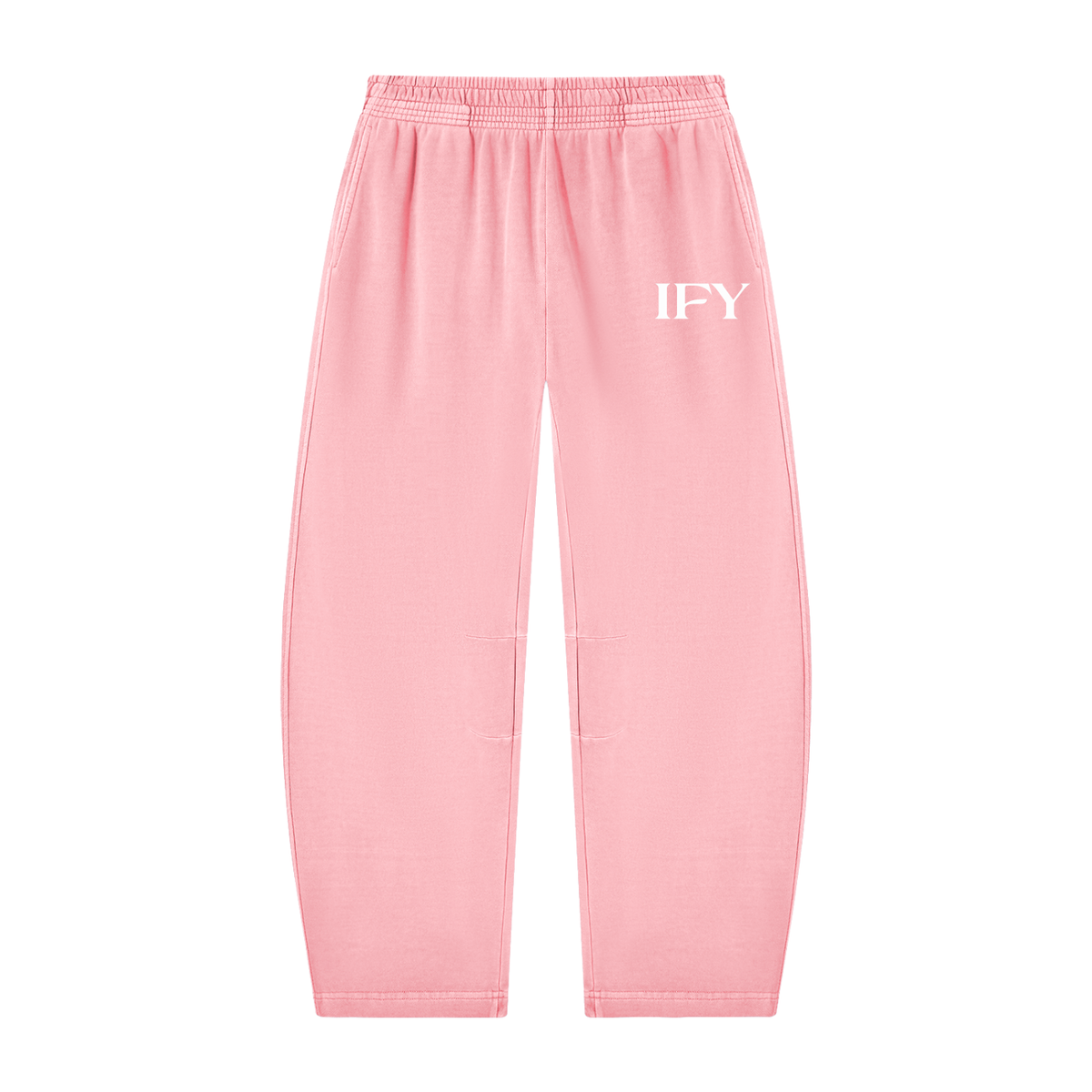 Unisex Vintage Washed Barrel Leg Sweatpants