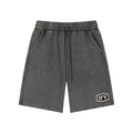 Mineral Wash Waffle Knit Shorts