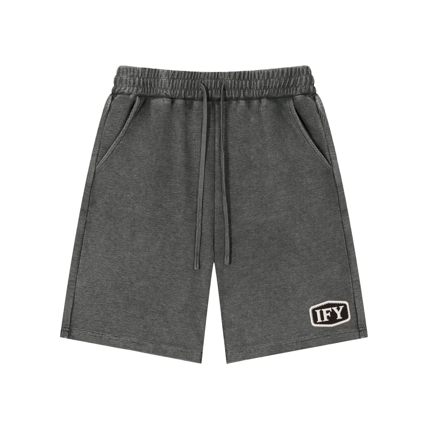 Mineral Wash Waffle Knit Shorts