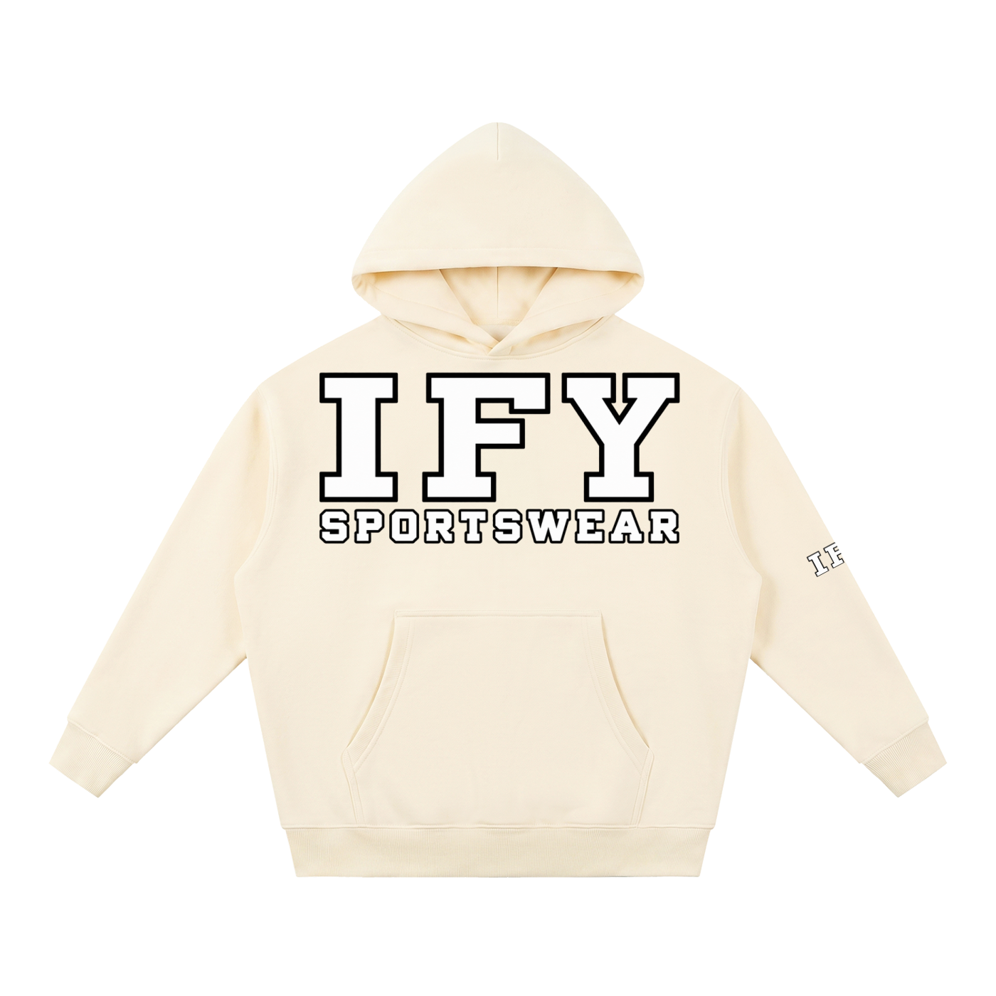 Essential Oversized Boxy Fit Fleece Hoodie