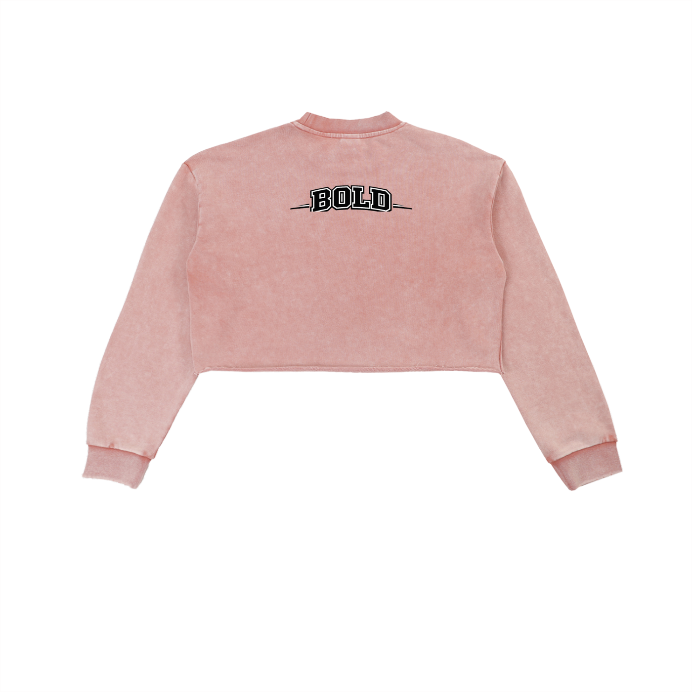 Chic Snow Washed Cropped Sweatshirt for Women - Effortless Style Meets Comfort