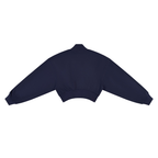 Women's Crop Mock Neck Sweatshirt