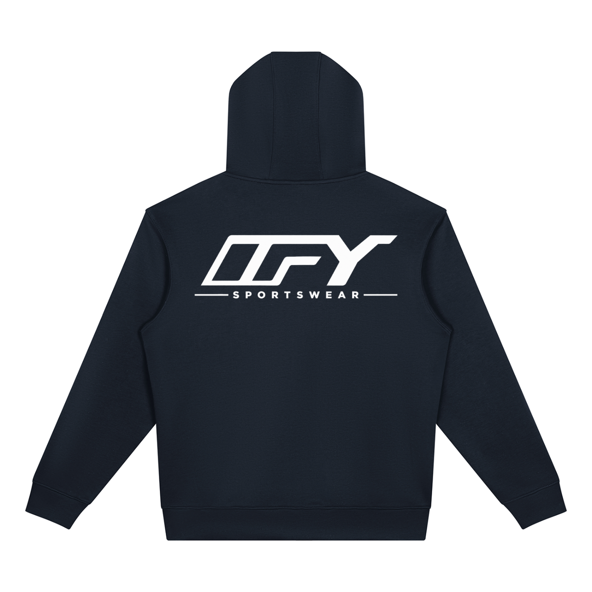 Unisex Drop Shoulder Full Zip Hoodie