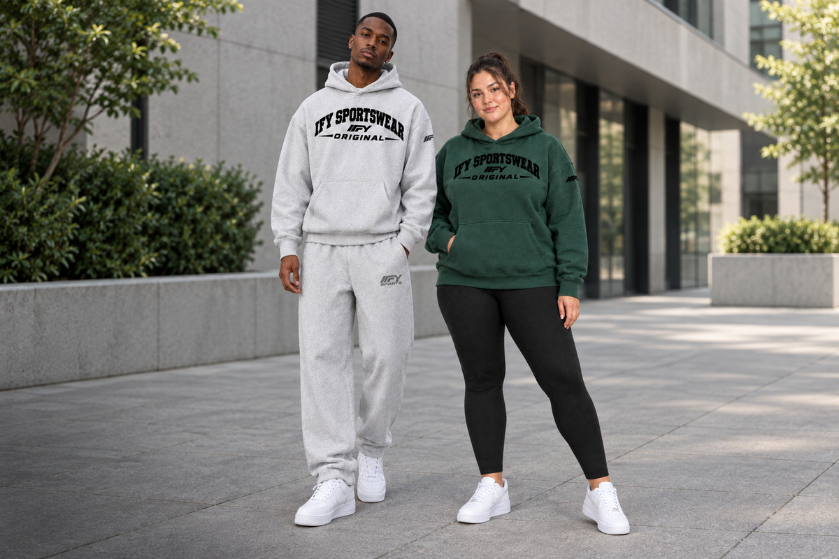 IFY Sports landscape hero featuring both models in a shared outdoor setting